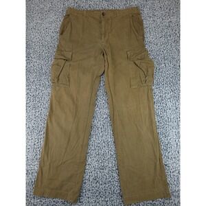 Banana Republic Mens Cargo Pants 36x36 Cotton Straight Leg Utility Trousers